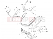 PIAGGIO X10 350 4V I.E. Front shield