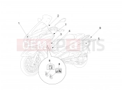 PIAGGIO X10 350 4V I.E. Plates - Emblems