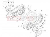 PIAGGIO X10 500 4V I.E. Crankcase cover - Crankcase cooling