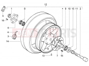 PIAGGIO FRONT WHEEL
