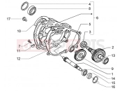 PIAGGIO REAR WHEEL SHAFT