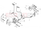 PIAGGIO X8 200 BRAKE PIPES-BRAKE CALIPERS