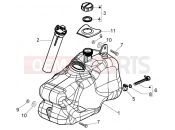 PIAGGIO X8 200 FUEL TANK