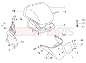PIAGGIO X8 200 Rear coverings