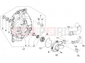 Cooler pump - Piaggio X8 250 ie 2005