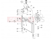 PIAGGIO X8 250 ie Cooling system