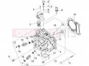 PIAGGIO X8 250 ie Head unit - Valve