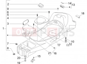 PIAGGIO X8 250 ie Helmet huosing - Undersaddle