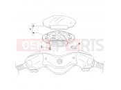 PIAGGIO X8 250 ie Meter combination - Cruscotto