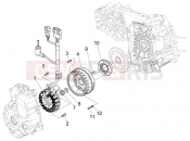 Flywheel magneto - Piaggio X8 250 ie 2007
