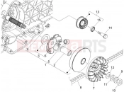 Driving pulley - Piaggio X8 250 ie 2008