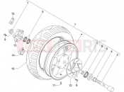Front wheel - Piaggio X8 250 ie 2008