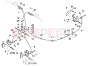 PIAGGIO X8 400 ie Brakes pipes - Calipers