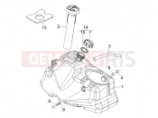 PIAGGIO X8 400 ie Fuel tank