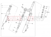 PIAGGIO X8 400 ie Fork/steering tube - Steering bearing unit