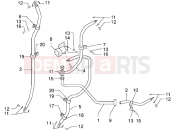PIAGGIO Brake piping