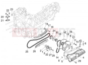 PIAGGIO X9 125 Evolution Oil pump