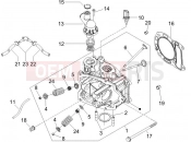 PIAGGIO X9 125 Evolution Head unit - Valve