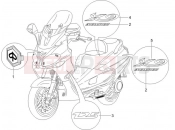 PIAGGIO X9 125 Evolution Plates - Emblems