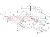 PIAGGIO X9 125 Evolution Swinging arm