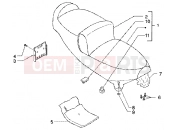 PIAGGIO Saddle-tools kit