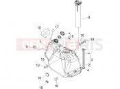 PIAGGIO X9 250 Evolution Fuel tank