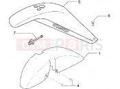 PIAGGIO Wheel compartment-Mudguard