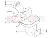PIAGGIO X9 500 Evolution (USA) Rear Coverings