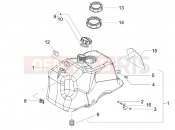 PIAGGIO X9 500 Evolution ABS Benzin tank