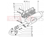 PIAGGIO Exhaust pipe