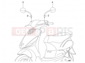 PIAGGIO Zip 100 4T tükör