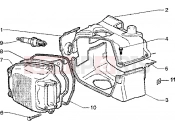 PIAGGIO Cilinder head cover