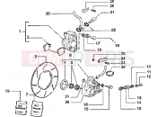 PIAGGIO Disc brake caliper