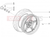 PIAGGIO Zip 50 2T Rear wheel