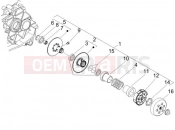PIAGGIO Zip 50 4T Driven pulley