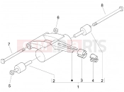 PIAGGIO Zip 50 SP felfüggesztés