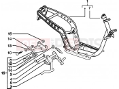 PIAGGIO Zip 50 2T Catalyzed Chasis-central stand