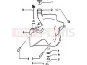 PIAGGIO Zip 50 2T Catalyzed Oil tank