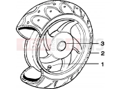 PIAGGIO Zip 50 2T Catalyzed Rear wheel