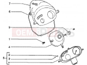 PIAGGIO Zip SP 50 Rear tail lamp-rear guard