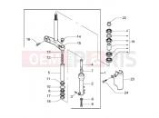 PIAGGIO Forck-steearing bearings