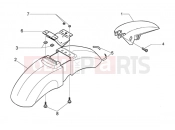 PIAGGIO Front mudguard-rear mudguard
