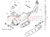 PIAGGIO kipufogó