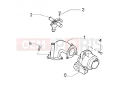 PIAGGIO Union pipe-throttle bodyinjector