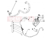 PIAGGIO Cooling piping