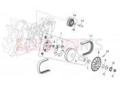 Variator assembly - Aprilia Atlantic 125 E3 2010