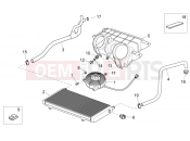 Water cooler - Aprilia Atlantic 125 E3 2010