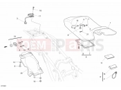 DUCATI 2008 Monster 695 SEAT » TANK/SEAT