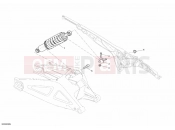 DUCATI 2008 Monster 696 REAR SHOCK ABSORBER » SWING ARM
