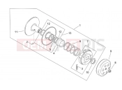 APRILIA SR 50 Di-Tech Adler clutch